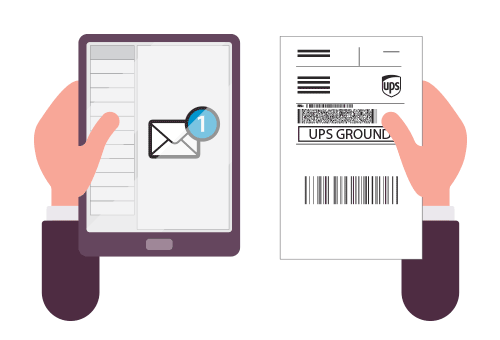 Take product and email to FedEx Office